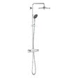 GROHE - Colonne de douche thermostatique VITALIO SYSTEM 260 GROHE 26403002 tête Ø 26 cm + douchette 3 jets - chrome - vignette