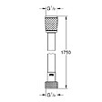 GROHE - Flexible de douche 1750 mm GROHE Quickfix - VitalioFlex Trend - vignette