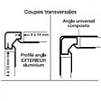 MCCOVER - Profil d'angle bois composite pour bardage Gris anthracite, ep.6 cm, l.6 cm, L.270 cm - vignette