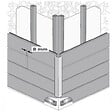 MCCOVER - Profil d'angle bois composite pour bardage Beige clair, ep.6 cm, l.6 cm, L.270 cm - vignette