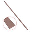 MCCOVER - Bardage ajouré bois composite Brun rouge, ep.1cm, l.7.5 cm, L.270 cm - vignette