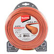 MAKITA - Fil de coupe Orange 2,4mm x 87m rond MAKITA E-02761 - vignette