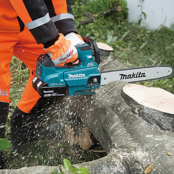 MAKITA - Tronçonneuse d'élagage MAKITA DUC356PT2B 36V 2x18V Li-Ion 35cm - large