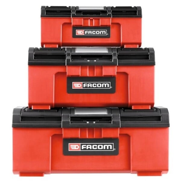 FACOM - Boîte à outils plastique 19'' FACOM BP.C19NPB - Fermeture automatique - large