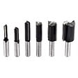 BOSCH - Coffret de 6 fraises droites Bosch Professional 2607017466 à queue de 8mm - vignette