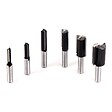 BOSCH - Coffret de 6 fraises droites Bosch Professional 2607017466 à queue de 8mm - vignette