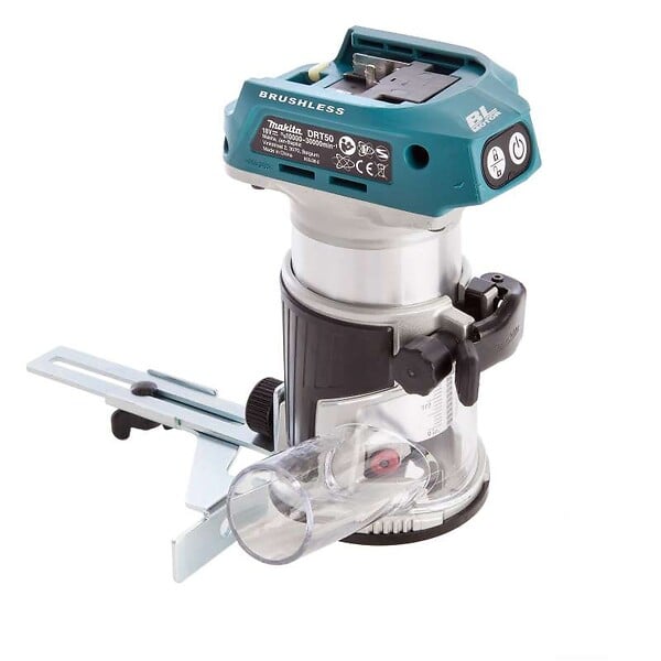 MAKITA - Affleureuse MAKITA DRT50ZJX3 - 18V - Ø 6mm avec kit d'accessoires - large