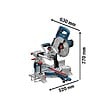 BOSCH - Scie à onglets sans-fil BOSCH 0601B41000 - GCM 18V-216 Professional Biturbo - 18V - Ø 216mm (vendu sans batterie) - vignette