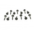 MCCOVER - Kit de 50 vis 4,8 x 38 mm tork laquées pour bardage HPL Gris Quartz, Longueur de la vis - 38 mm - vignette