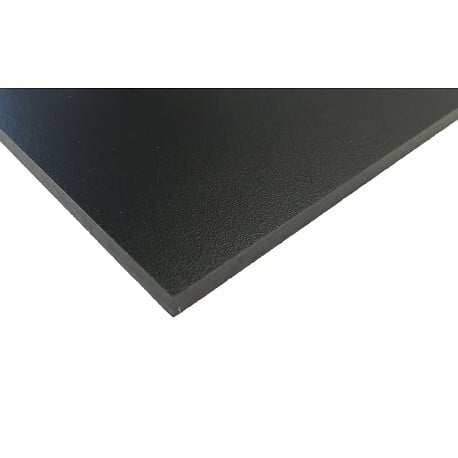 MCCOVER - Panneau de bardage stratifié HPL compact Gris anthracite, ep.6 mm, l.130 cm, L.61 cm - large
