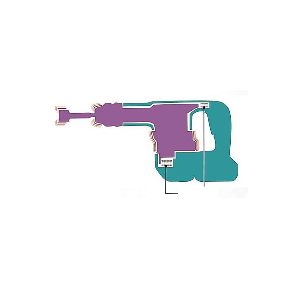 MAKITA - Marteau Piqueur MAKITA DHK180ZJ SDS-Plus 18V Li-Ion 3,1 Joules - large