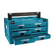 MAKITA - Coffret Mak-Pac avec 6 tiroirs P-84333 MAKITA pour petites pièces et matériel auxiliaire - vignette