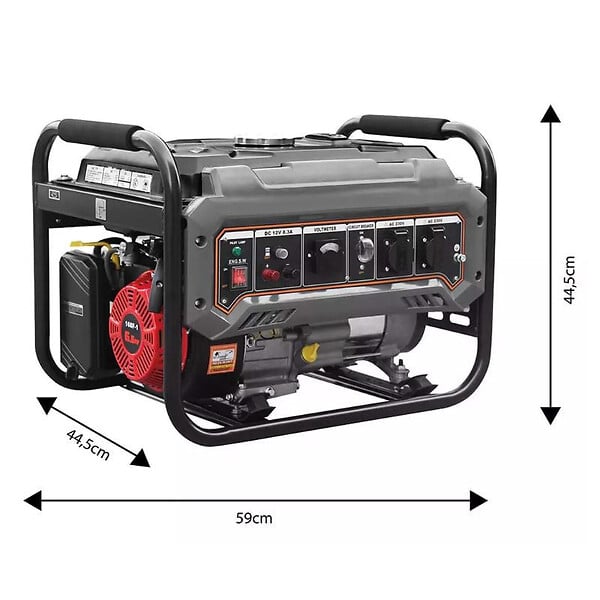GRAPHITE - Groupe électrogène GRAPHITE 58G904 - 2 000 / 2 200W - 15L - large