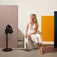 DUUX - Whisper flex connecté wifi avec batterie ventilateur noir - vignette
