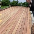 TERRASSEENBOIS - Kit complet terrasse bois exotique CUMARU pour 10 m², Lames 3,65 m, lambourdes 3,65 m, plots réglables et visserie Inox. - vignette