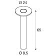 SLV - Potelet orientable LED I-Ring SLV - 9.2W - 3000K - IP65 - Anthracite - Non dimmable - vignette