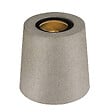 SLV - Borne extérieure ronde CONCRETO FL SLV - max.10W - GU10 - IP65 - Gris - Sans ampoule - vignette