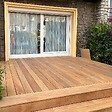 TERRASSEENBOIS - Kit terrasse bois exotique CUMARU pour 60 m², Lames 4,25 m, lambourdes 4,25 m et visserie Inox. - vignette