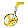 STANLEY - Odomètre roue a rayon aluminium moulé STANLEY 10 km - vignette