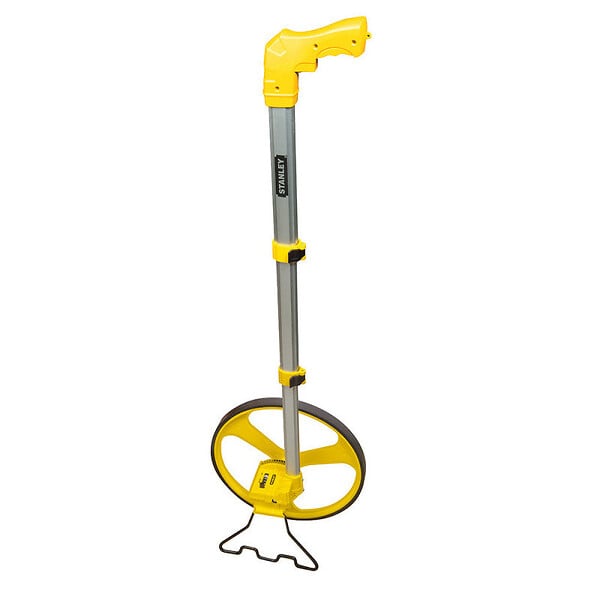STANLEY - Odomètre roue a rayon aluminium moulé STANLEY 10 km - large