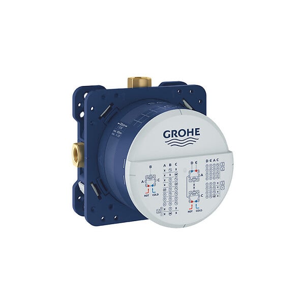 GROHE - Corps pour mitigeur encastrée EUROSMART COSMOPOLITAN GROHE 35600000 3 sorties universelles - large