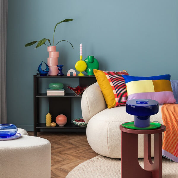 C-CREATION - Lampe foza creation bleue 1l - large