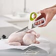 JOSEPH JOSEPH - Joseph Joseph PowerGrip™ Ciseaux de cuisine avec prise de pouce intégrée, vert (10302) - vignette