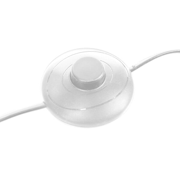 ATMOSPHERA - Lampadaire en céramique Beige et abat-jour en coton Blanc H 102 cm - large