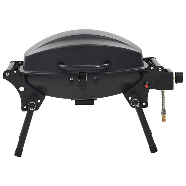 VIDAXL - vidaXL Barbecue à gaz portatif avec zone de cuisson Noir - large