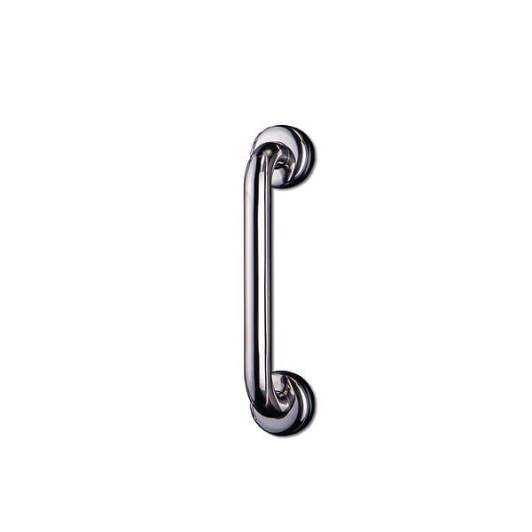 AKW - Barre d'appui droite en acier inoxydable - Longueur 450 mm - INOX POLI - large