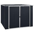 VIDAXL - vidaXL Abri de jardin Anthracite 195x198x159 cm Acier galvanisé - vignette
