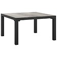 VIDAXL - vidaXL Table basse de jardin gris 55x55x31 cm DPC et acier - vignette