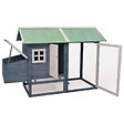 VIDAXL - vidaXL Poulailler Gris 170x81x110 cm Bois de pin massif et sapin - vignette