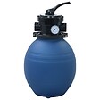 VIDAXL - vidaXL Filtre à sable pour piscine avec vanne 4 positions Bleu 300 mm - vignette