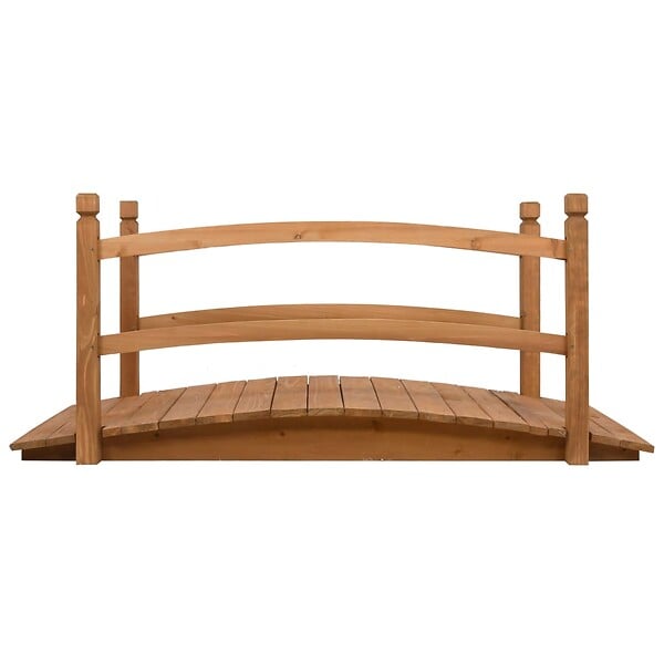 VIDAXL - vidaXL Pont de jardin 140x60x60 cm Bois de sapin massif - large