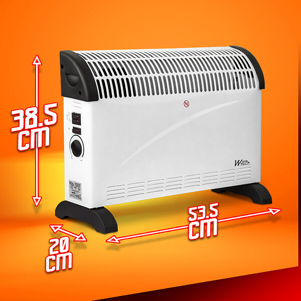 WARM TECH - Chauffage mobile 2000W - large