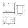 INTERSTOVES - Cuisinière à bois Magnum Thermo MBS en fonte | bouilleur sortie côté droit - - vignette