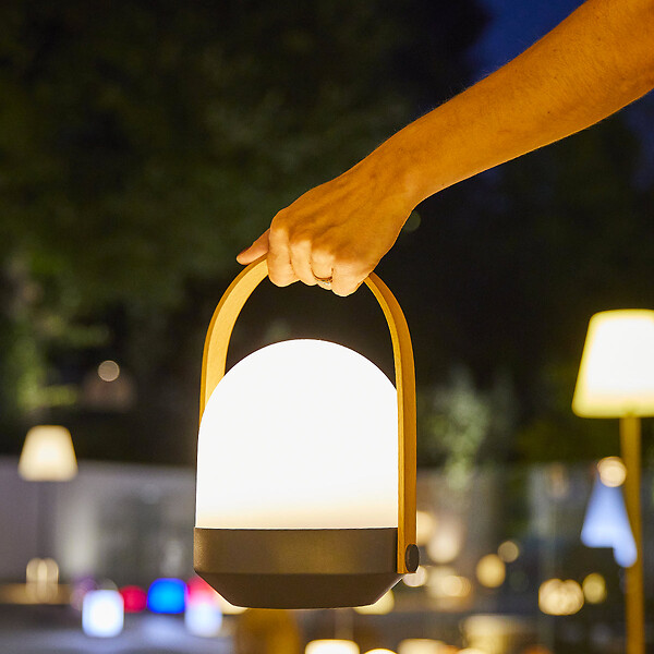 LUMISKY - Baladeuse solaire et rechargeable AURA H27 cm - large