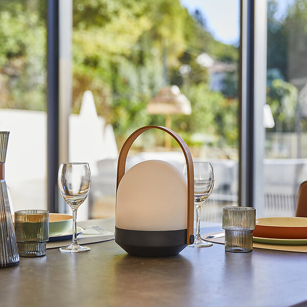 LUMISKY - Baladeuse solaire et rechargeable AURA H27 cm - large