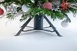 CENTRALE BRICO - Pied de sapin 4 pieds fer plat anthracite tube 11 cm - vignette