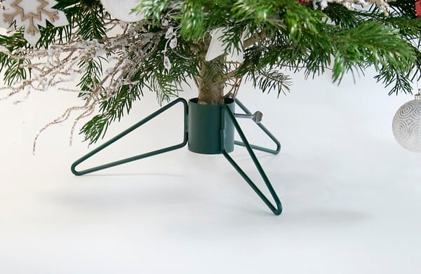 CENTRALE BRICO - Pied de sapin 3 pieds fer rond vert sapin tube 7 cm - large