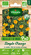 VILMORIN - Oeillet d'Inde Simple Orange BIO Vilmorin - vignette