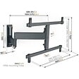 VOGELS - support mural orientable pour ecrans 40" à  77" - TVM3665 - vignette