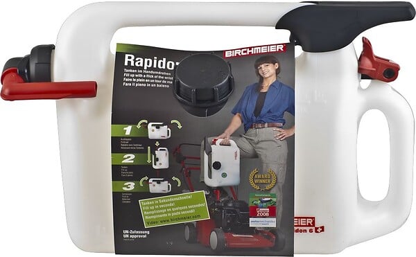 CENTRALE BRICO - Jerrican RapidonÂ 6, 6Â L pour hydrocarbure essence 2 T, 4 T diesel - large