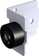 MANTION - Manchon raccordement nu pour rail 50x40mm - MANTION - 5041M - vignette