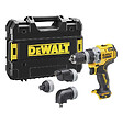 DEWALT - Perceuse-visseuse multi-têtes 12V DEWALT DCD703NT-XJ avec coffret - vignette