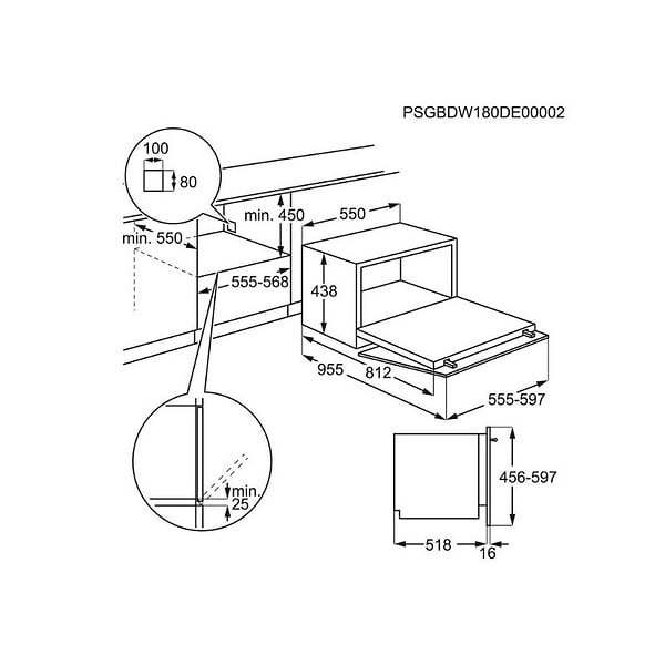 ELECTROLUX - lave-vaisselle 55cm 6 couverts 49db tout intégrable - ESL2500RO1 - large