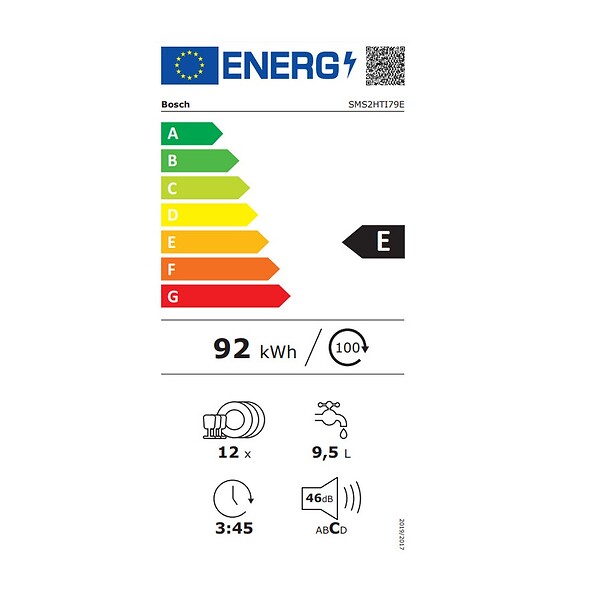 BOSCH - lave-vaisselle 60cm 12 couverts 46db - sms2hti79e - large