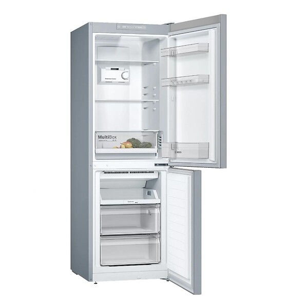 BOSCH - réfrigérateur combiné 60cm 279l nofrost inox - kgn33nleb - large