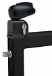 LOCINOX - Serrure Twist pour portillon de piscine LOCINOX - noir ral 9005 - TWIST 40 9005 - vignette
